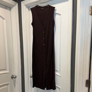 Banana Republic Chocolate Sleeveless Dress